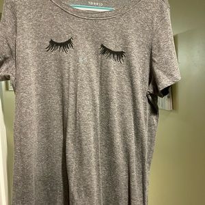 Torrid size 1 eyelash top
